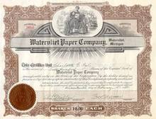 Watervliet Paper Company Stock 1940's