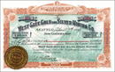West Gate Gold and Silver Mining Co. 1891 Seattle, Washington