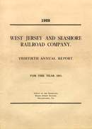 West Jersey and Seashore Railroad Company Thirtieth Annual Report 1925
