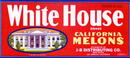 White House Brand Crate Label - Image of White House
