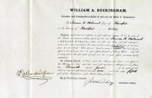 William A. Buckingham (Connecticut Governor) Appointment 1861