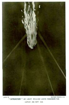 WWl Zepplin Photo Postcard