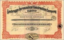 Zeebrugge Aeronautical Construction Company 1926 - Zeebrugge, Belgien