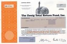 Zweig - Martin Zweig Fund - Statue of Liberty and WTC Vignette + Martin Zweig as President