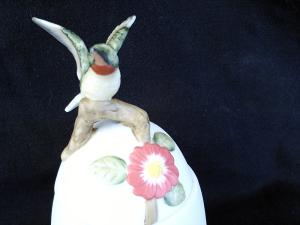 Lefton Hummingbird Trinket Box