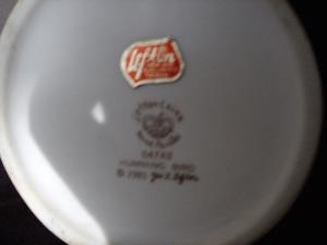 Lefton Hummingbird Trinket Box