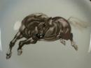 Cool Porcelain Bucking Bronco Ashtray