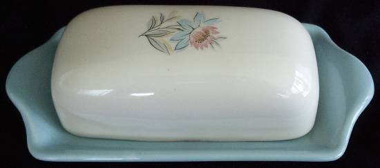 Fairlane Pattern Covered Butter - Totally Retro!