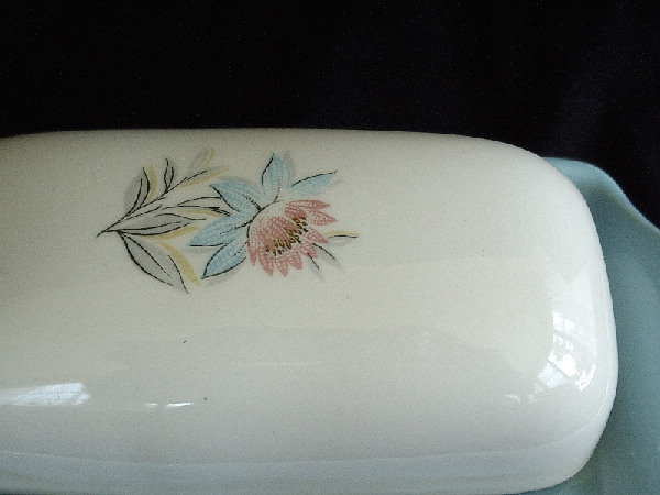 Fairlane Pattern Covered Butter - Totally Retro!