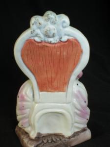 Pretty Bisque Victorian Lady Figurine