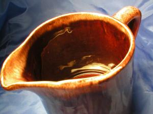 Nice Brown Drip/Mirror Brown Milk Pitcher