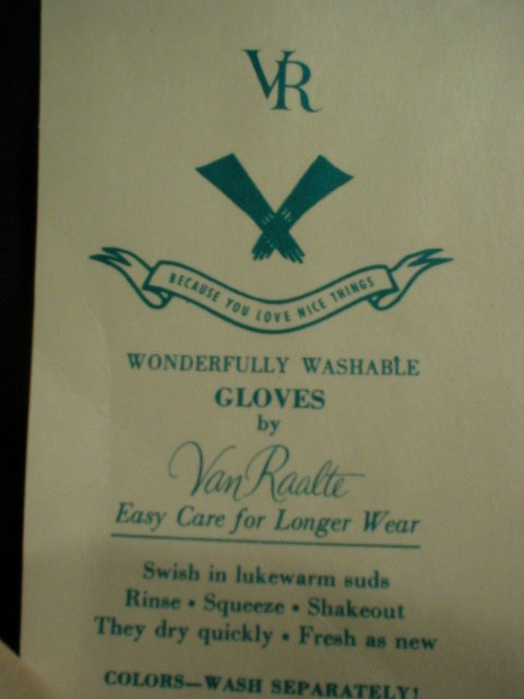 Vintage Unused Van Raalte Gloves