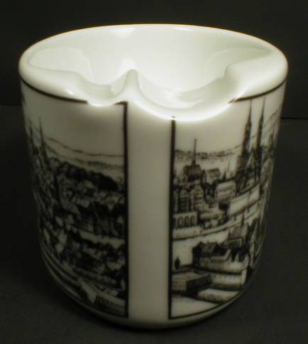 German Souvenir Duet Cigar & Cigarette Ashtray