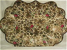 Lacquer or Paper Mache Chintz Bowl