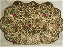 Lacquer or Paper Mache Chintz Bowl