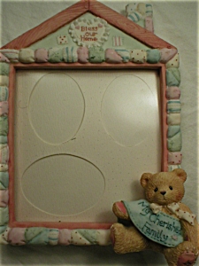 Adorable 1994 Cherished Teddies Picture Frame
