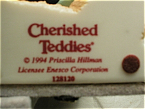 Adorable 1994 Cherished Teddies Picture Frame
