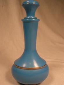 Nice Blue Avon Perfume or Lotion Bottle