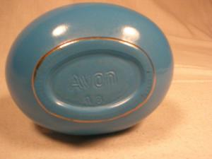 Nice Blue Avon Perfume or Lotion Bottle
