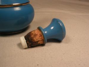 Nice Blue Avon Perfume or Lotion Bottle