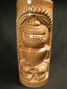 Interresting Tiki Cup or Vase