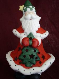House of Lloyds Santa Tealite Candle Holder