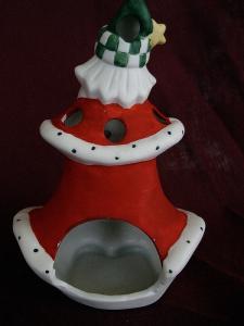House of Lloyds Santa Tealite Candle Holder