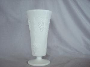 Indiana Milk Glass Harvest Pattern Vase