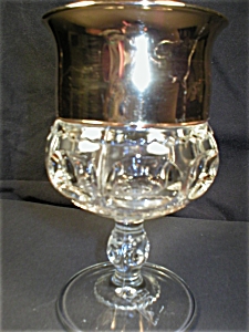 Kings Crown Gold Stained Goblet or Stem