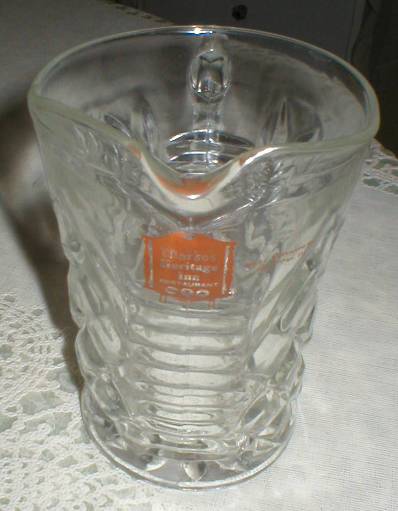 Anchor Hocking Pineapple Restaurant Syrup Pitcher