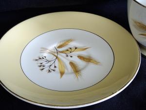 Autumn Gold Teacup and Saucer