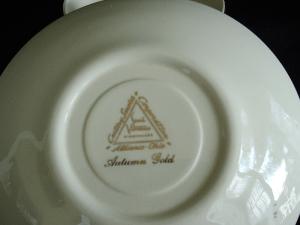 Autumn Gold Teacup and Saucer