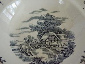 Staffordshire Dessert Bowl-Rare