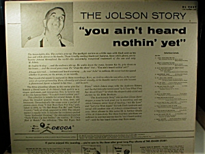 The Jolson Story on Decca Records