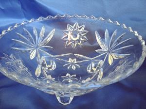 Early American Prescut Three Toed Bowl