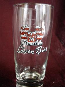 Hessisches Lirven Bier Glass