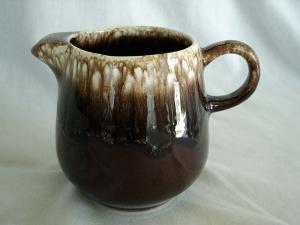 McCoy Pottery Brown Drip Creamer
