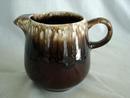 McCoy Pottery Brown Drip Creamer