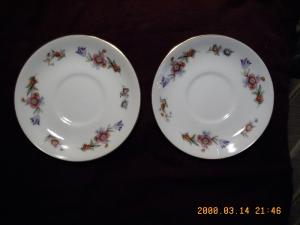 Two Sango China Saucers