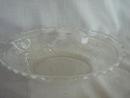 Sandwich Glass Oval Serving Bowl