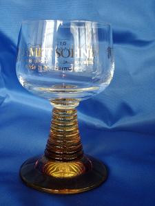 Schmittsohne Gold Stem Glass