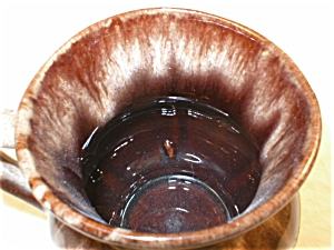 Unique Brown Drip Coffee Mug