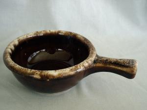 Hull Pottery Handled Soup Bowl