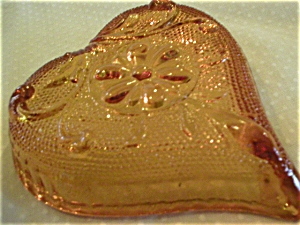 Sandwich Pattern Heart Shape Ashtray/Pin Dish