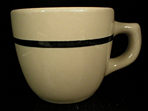 Sterling China Company Black Line Restaurant Coffee Cup