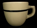Sterling China Company Black Line Restaurant Coffee Cup