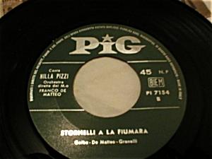 PIG Record Label Italian 45
