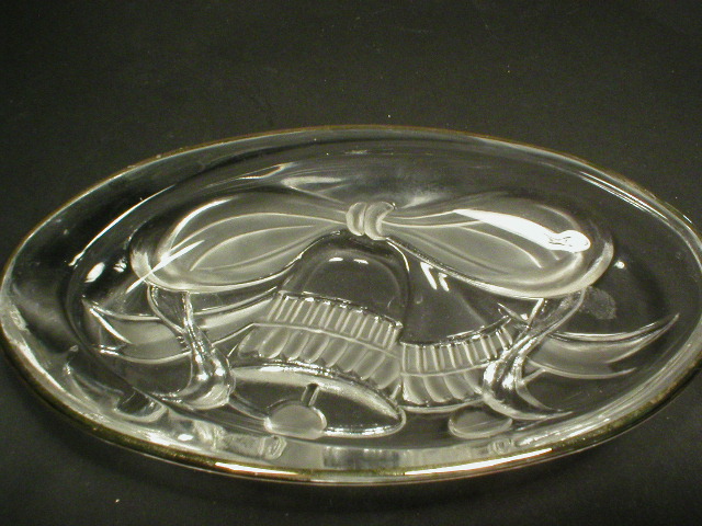 Mikasa Frosted Bells Christmas Trinket Dish