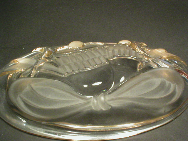 Mikasa Frosted Bells Christmas Trinket Dish