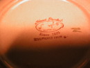 Stangl Hand Painted Sculptured Fruit Pattern Dessert Plate